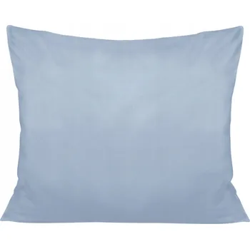 Povlak na dekorativní polštářek Povlak na polštář 50x80 bavlněný satén světle modrý hladký