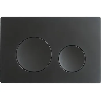 Splachovací tlačítko BESTECO Ovládací tlačítko kulaté Flash, černé mat (UP003.04)