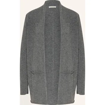 Dámský svetr Lilienfels Dámský Úpletový Kardigan Z Kašmíru, tmavě šedá, 38