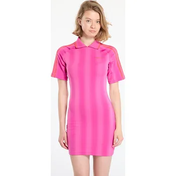 Dámské šaty Šaty adidas Footie Dress Semi Lucid Fuchsia L