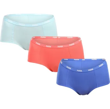 Kalhotky 3PACK dámské kalhotky Puma vícebarevné (503006001 008) M 503006001 008 Možnost vrácení zboží ZDARMA do 120 dnů!