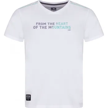 Pánské oblečení Triko krátké pánské LOAP ALPRON bílé Velikost: XL