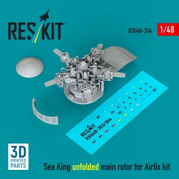 Plastikový model Reskit 1/48 Sea King unfolded main rotor (AIRF)