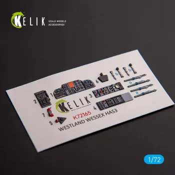 Plastikový model Reskit 1/72 Westland Wessex HAS.3 - interior 3D (ITAL)