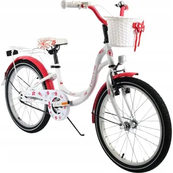 Dětské kolo Dětské kolo Flowers Rower Junior Damka 20" Flowers Biało-Kolarowy kolo 20" červené