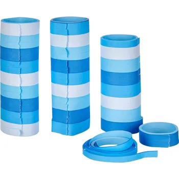 Konfeta Riethmuller Konfety serpentýny papírové Modré, 3 ks