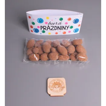Mlsný pytlík - hurá prázdniny Druh oříšků/suš.ovoce: Uzené mandle