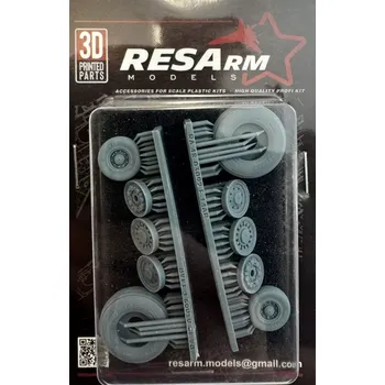 Plastikový model RESARM 1/48 P-F-14A/B wheels set