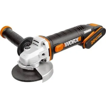 úhlová bruska Worx power tools WX800 - Aku úhlová bruska 20V 115mm 2x2Ah - Powershare