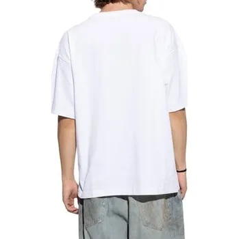 Pánské tričko Diesel T-Shirt A11593-0NIAR Bílá Regular Fit L