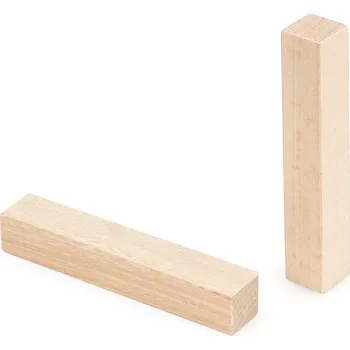 Metrie Dřevěné hranoly 105 x 17,5 x 17,5 mm 75 ks buk Dřevěná hračka Metrie Dřevěné hranoly 105 x 17,5 x 17,5 mm 75 ks buk
