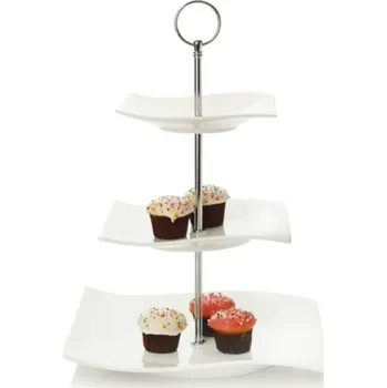 Etažér 3-patrový Motion, bílý