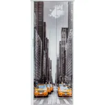 STANDOM Shrnovací dveře plastové plné s potiskem Taxi New York 83 cm, 201,5 cm + doprava zdarma