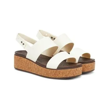 Dámská obuv Sandály Crocs Brooklyn Cork Low Wedge 211144 Écru 41_42