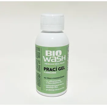 BioWash Prací gel rozmarýn/lanolín na vlnu 100 ml