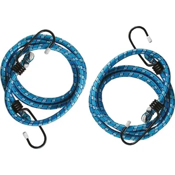 Železářství Upínací guma, 2 ks, 10 mm s háky 1,2 m , modrá EXTOL (96012 )