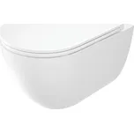 Deante CGRD6ZPW - Závěsné WC s prkénkem SoftClose ROUND keramika/bílá