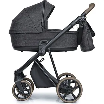 Kočárek ROAN kombinovaný kočárek IVI Vintage Collection EKO kůže Pixel Dark