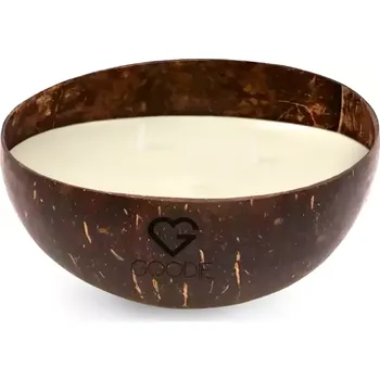 Svíčka Goodie Svíčka se třemi bavlněnými knoty v kokosové misce – Madagascar Vanilla 250 g