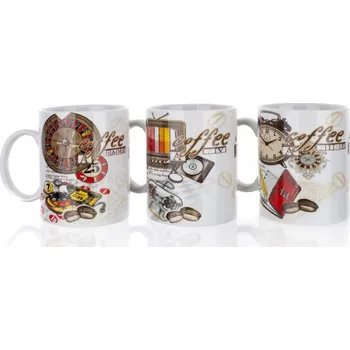 Stolování BANQUET Hrnek keramický VOLNÝ ČAS 310 ml, assort (BANQUET Hrnek keramický VOLNÝ ČAS 310 ml, assort)