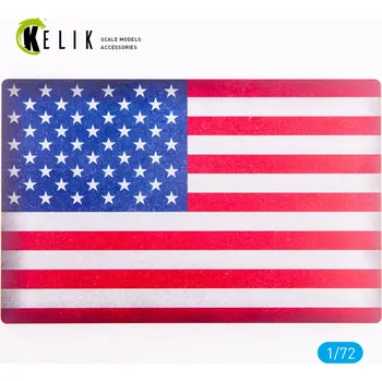 Plastikový model Reskit 1/72 USA Flag Base Acrylic 3 mm (280x180)