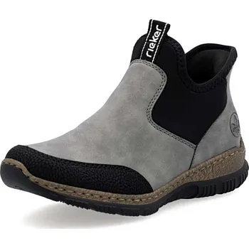 Dámské kozačky Dámská kotníková obuv RIEKER N3280-42 šedá W5 38