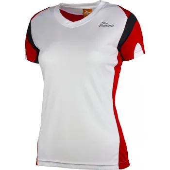 Dámské tričko Triko krátké dámské Rogelli EABEL bílo/červené Velikost: 2XL