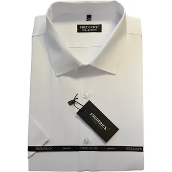 Pánská košile Pánská košile s krátkým rukávem - střih SLIM - vzor SV01 - 42