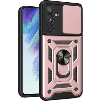 Pouzdro na mobilní telefon Hybrid Armor CAMSHIELD / odolné pouzdro / kryt 4v1 / pro Samsung Galaxy A56 5G růžové