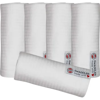 látková plena LODGER Látkové pleny Seersucker 70 x 70 cm 5 ks Cloud Dancer