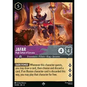 Sběratelská karetní hra Jafar 074/204 - Reign of Jafar Typ karty: Standard