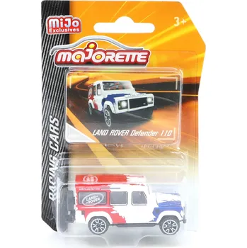 autíčko Land Rover Defender 110 bílá 1:64 - Majorette Land Rover Defender 110 - model auta