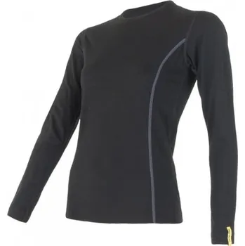 Triko dlouhé dámské SENSOR MERINO ACTIVE černé Velikost: M
