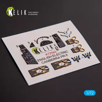 Plastikový model Reskit 1/72 English Electric Canberra PR.9 - interior 3D