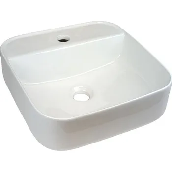 Umyvadlo EBS Spin Umyvadlo na desku 39 cm, bílá