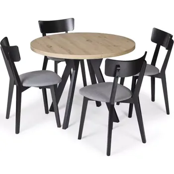 Jídelní set Rozkládací jídelní set - stůl ST 54 rozklad + židle TOR - doprava zdarma - SLEVA 3% s kodem radost25