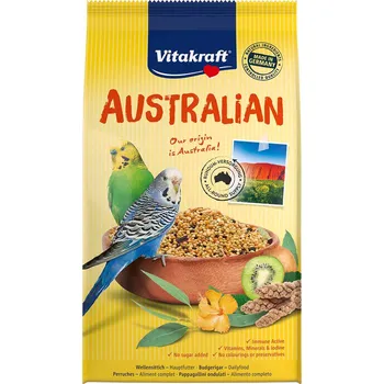 Pro ptáka Vitakraft Australian hlavní krmivo pro andulky 5× 800 g