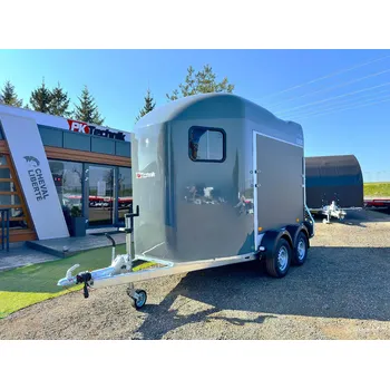 Přívěs pro přepravu koně a skotu Přívěs pro koně CHEVAL LIBERTE ORIGINS PLYWOOD®, ŠEDÝ, bez sedlovny