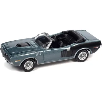 autíčko Plymouth Barracuda Convertible 1971 1:64 - Johnny Lightning Plymouth Barracuda - sběratelský model auta 1/64