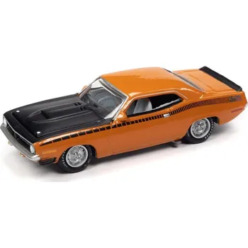 autíčko Plymouth AAR Barracuda 1970 1:64 - Johnny Lightning Plymouth Barracuda - sběratelský model auta 1/64