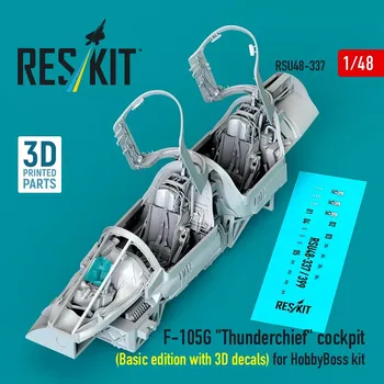 Plastikový model Reskit 1/48 F-105G 'Thunderchief' cockpit Basic (HOBBYB)