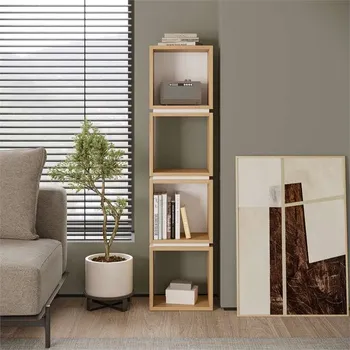 Knihovna Knihovna Houseland Lofty 4 dub safírový/bílá