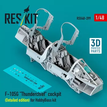 Plastikový model Reskit 1/48 F-105G 'Thunderchief' cockpit - Detailed edit