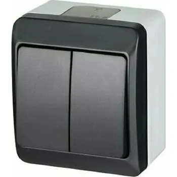 vypínač Přepínač sériový řazení 5 Famatel Galatea antracit