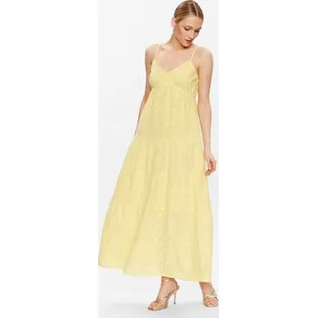 Dámské oblečení Marc Aurel Letní šaty 6820 1020 93201 Žlutá Regular Fit 38