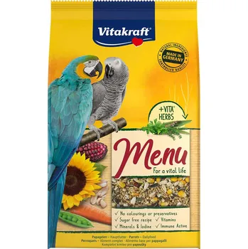 Pro ptáka Vitakraft prémiové menu pro papoušky 5× 1 kg