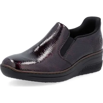 Dámské mokasíny Dámské mokasíny RIEKER 48761-35 červená W5 41