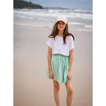 Dívčí sukně Sukýnka z přírodní viskózy proužkovaná Velikost: 98/104