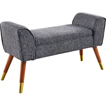 Křeslo Lavice SCARLETT 90 CM antracitová colin bouclé