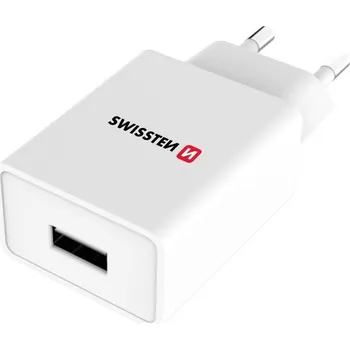 Datový kabel Swissten Síťový Adaptér Smart Ic 1X Usb 1A Power + Datový Kabel Usb / Micro Usb 1,2 M Bílý